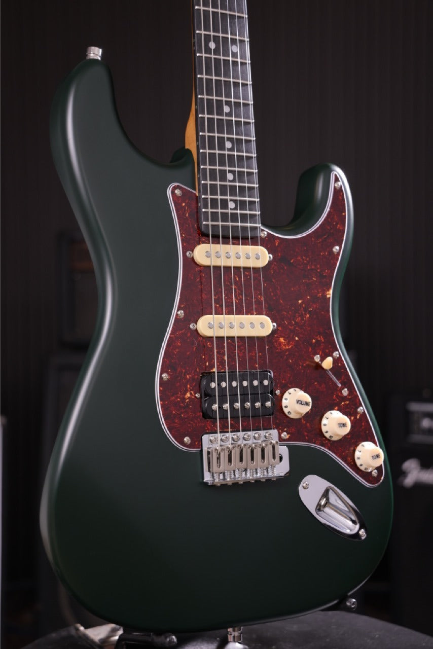 Patina PS-4 Sherwood Green HSS S-Style Elektrische gitaar