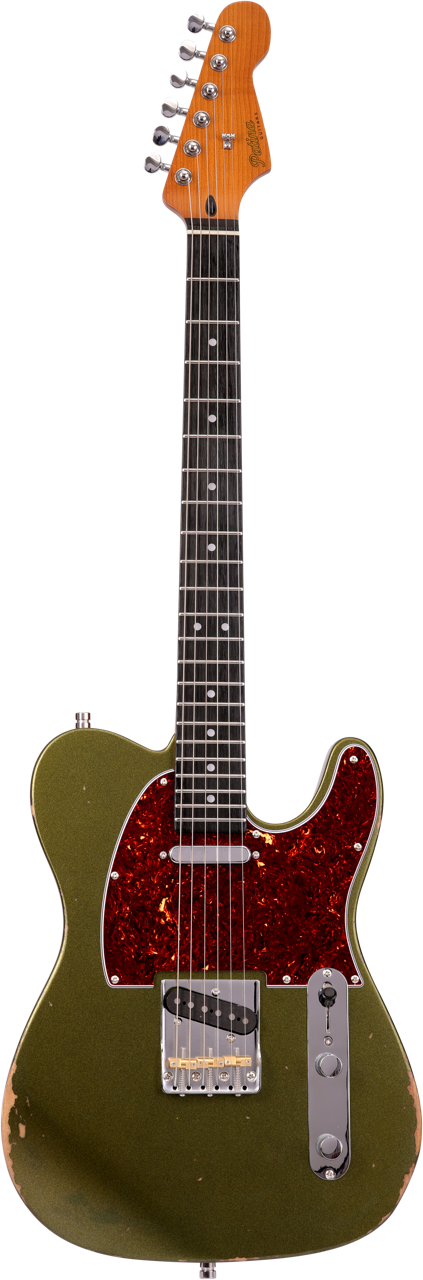 Patina PT-6 Sherwood Green Relic T-Style Elektrische gitaar