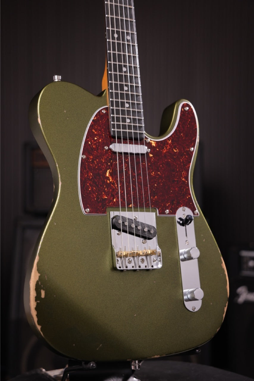 Patina PT-6 Sherwood Green Relic T-Style Elektrische gitaar