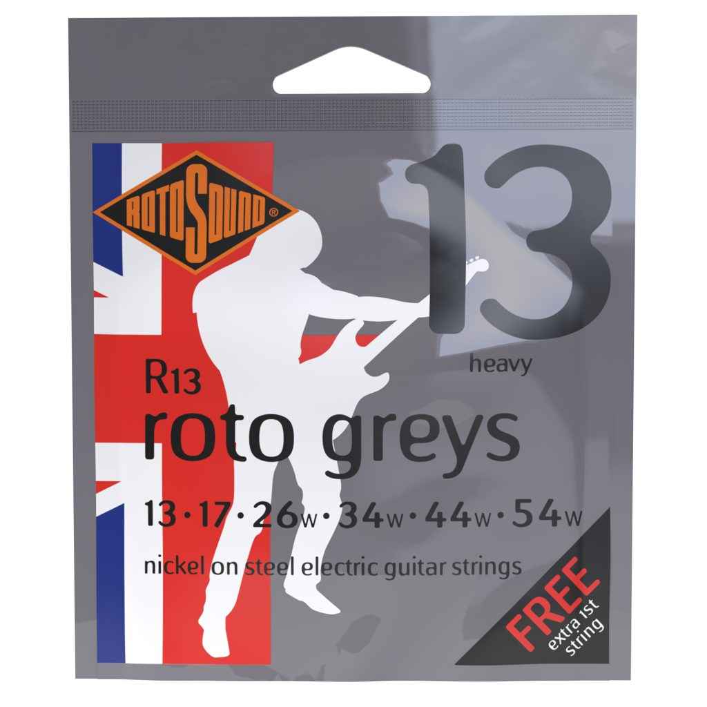 Rotosound R13 Roto Grays string set electric nickel wound 13-54