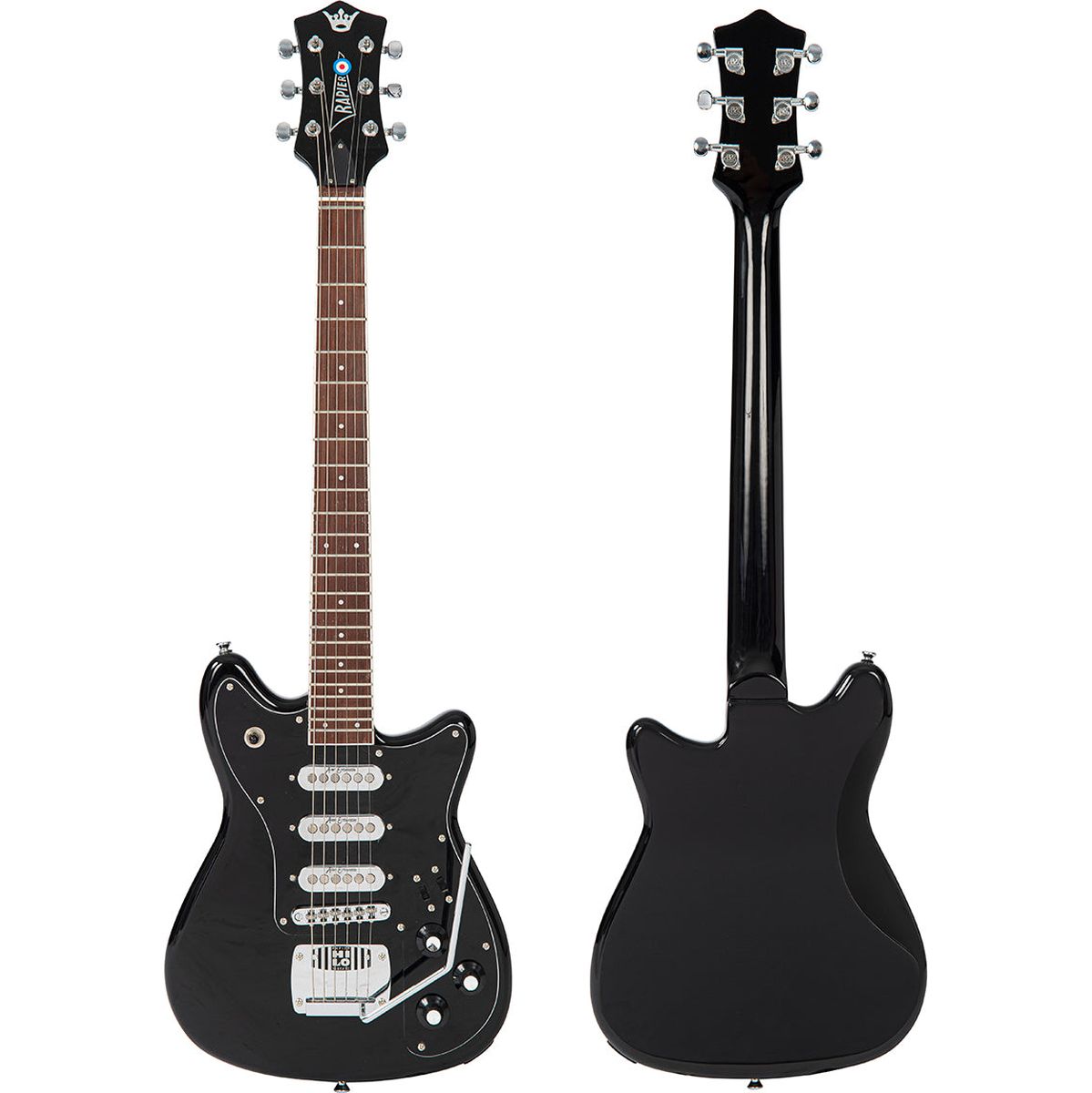 Rapier Mercury Electric Guitar - Gloss Black