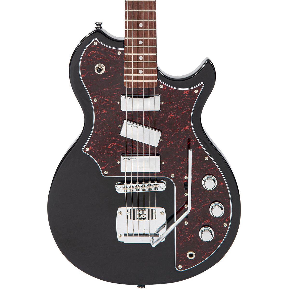 Rapier Deluxe Electric Guitar - Gloss Black