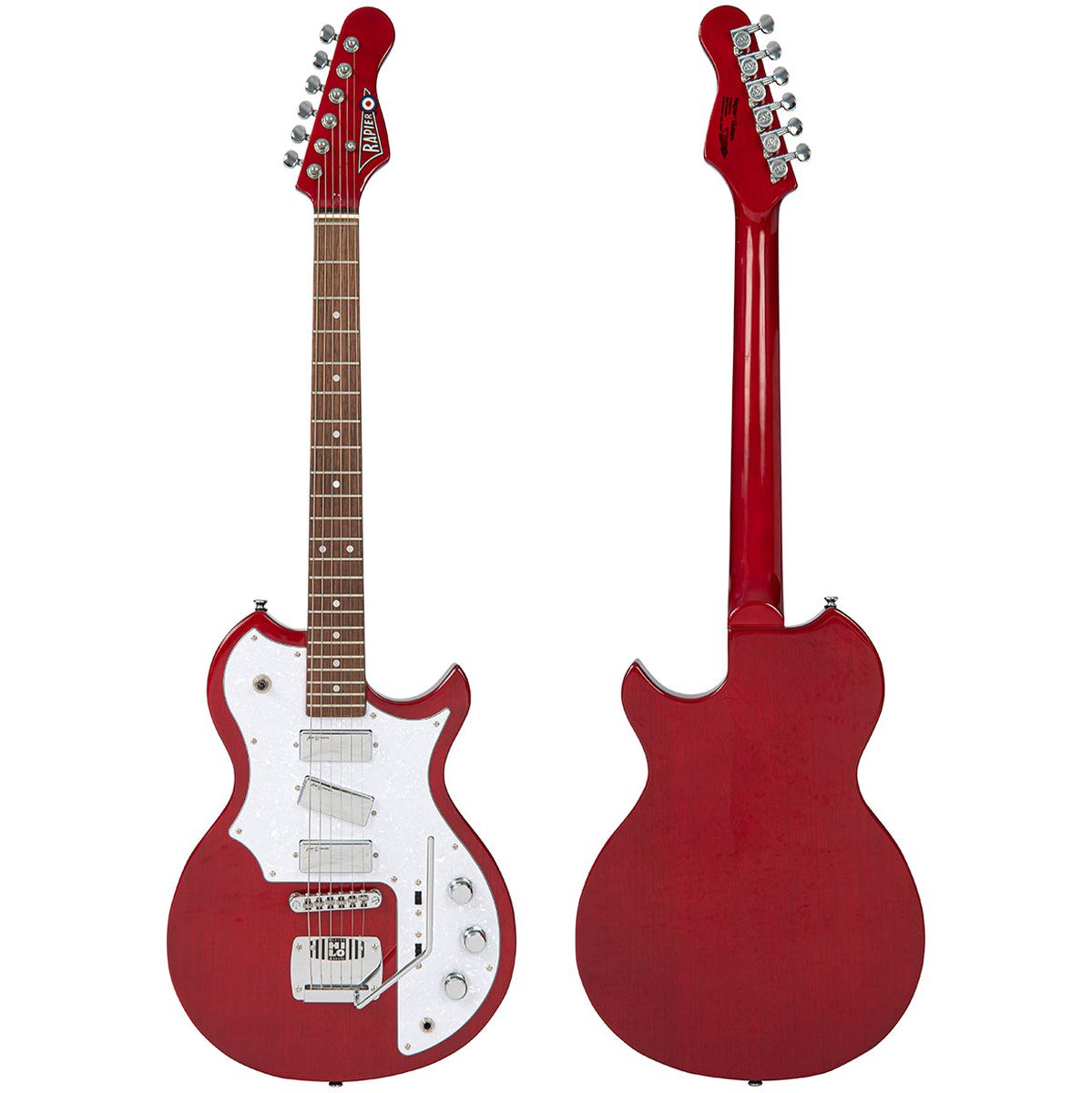 Rapier Deluxe Electric Guitar - Thru Red