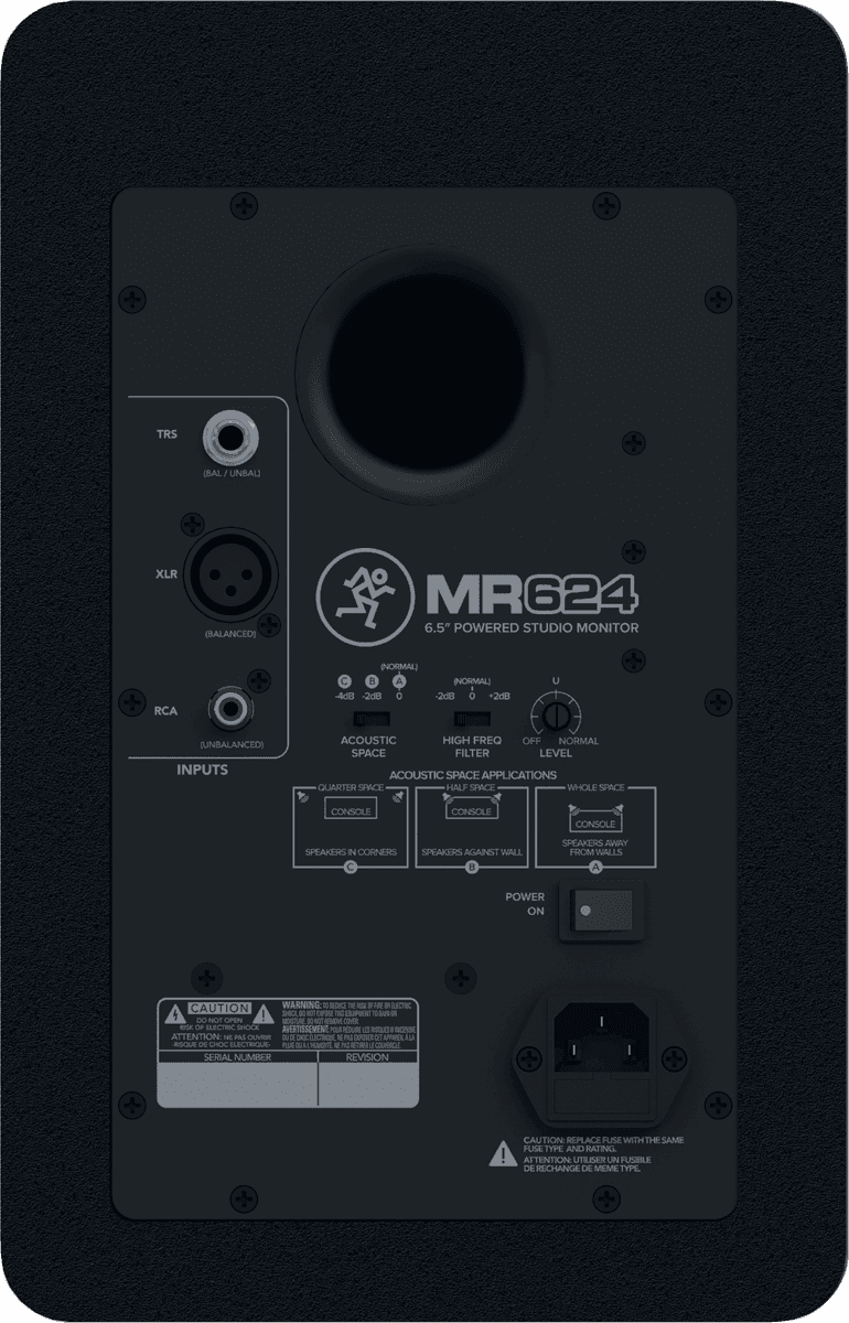 Mackie RMK MR624 6.5" Powered Studio Monitor