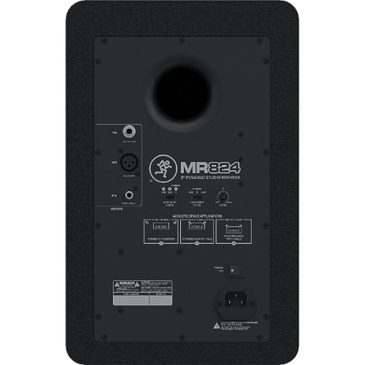 Mackie MR824 Monitoring Enceinte Active Bi-Amplifiée 8&quot; 65W RMS (Individual)