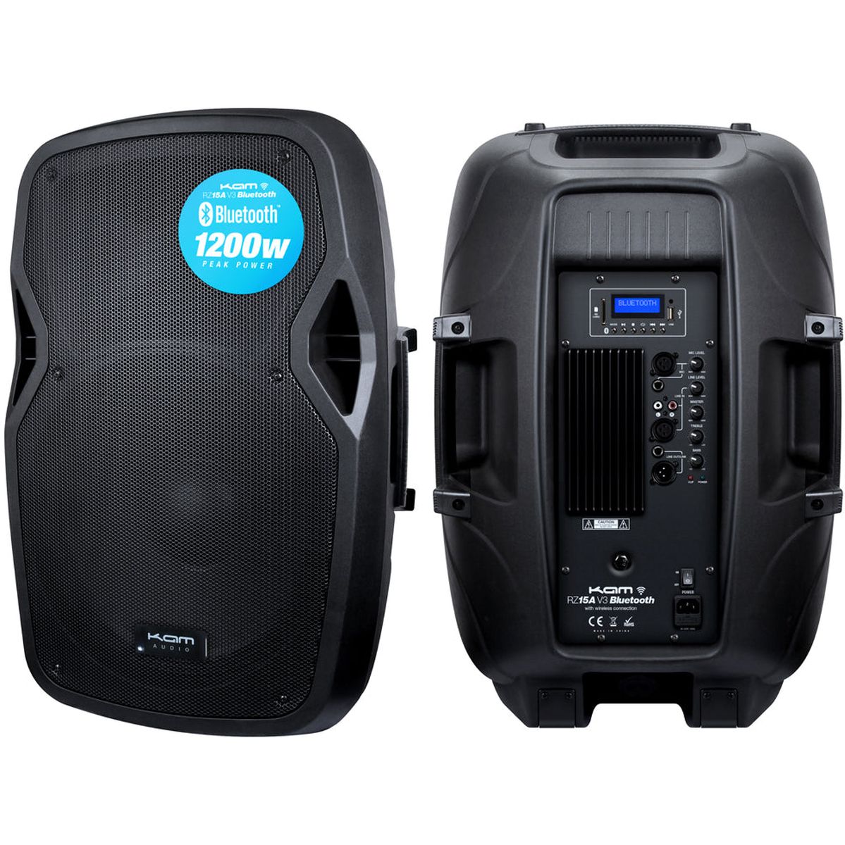Kam RZ15A Active Speaker w/ Bluetooth &amp; Speaker Stand
