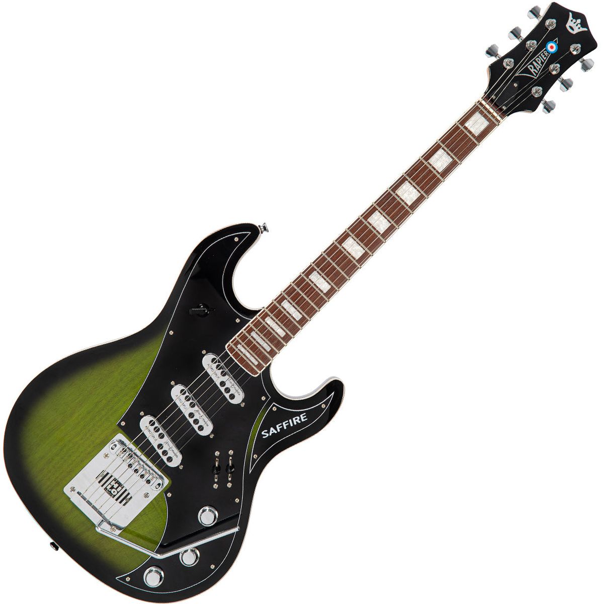 Rapier Saffire Greenburst Elektrische gitaar