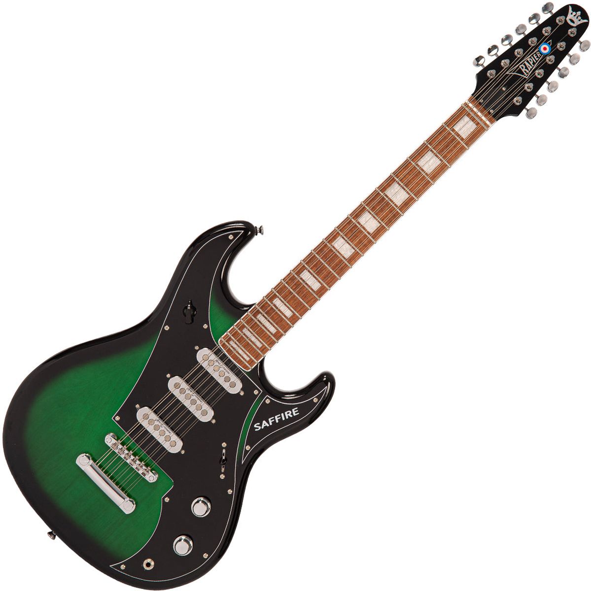 Rapier Saffire 12 Electric Guitar - Greenburst