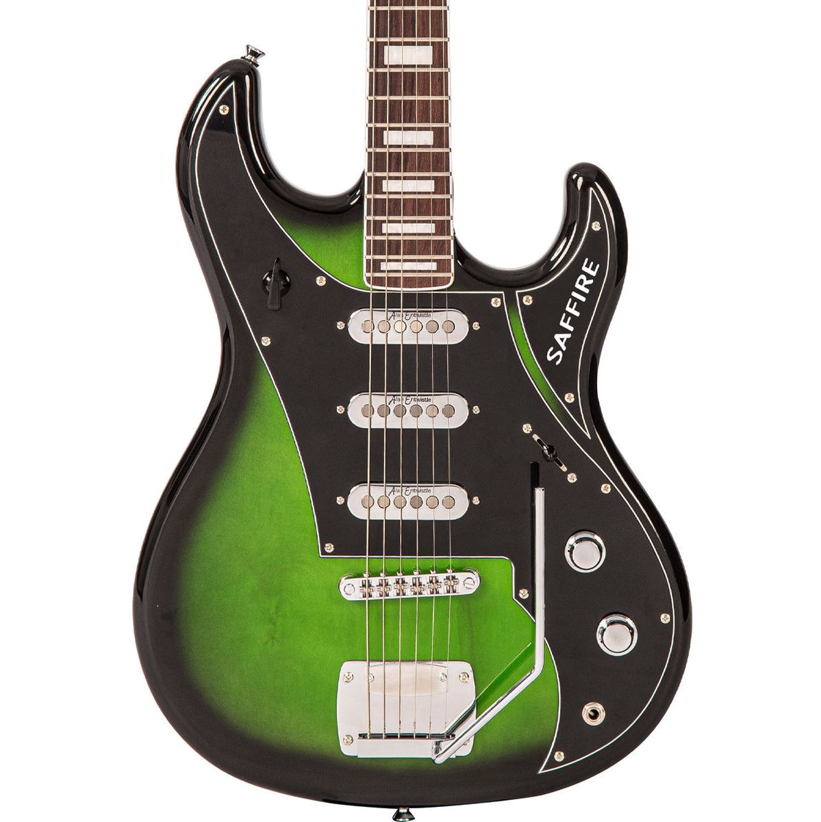 Rapier Saffire 6 Electric Guitar - Greenburst