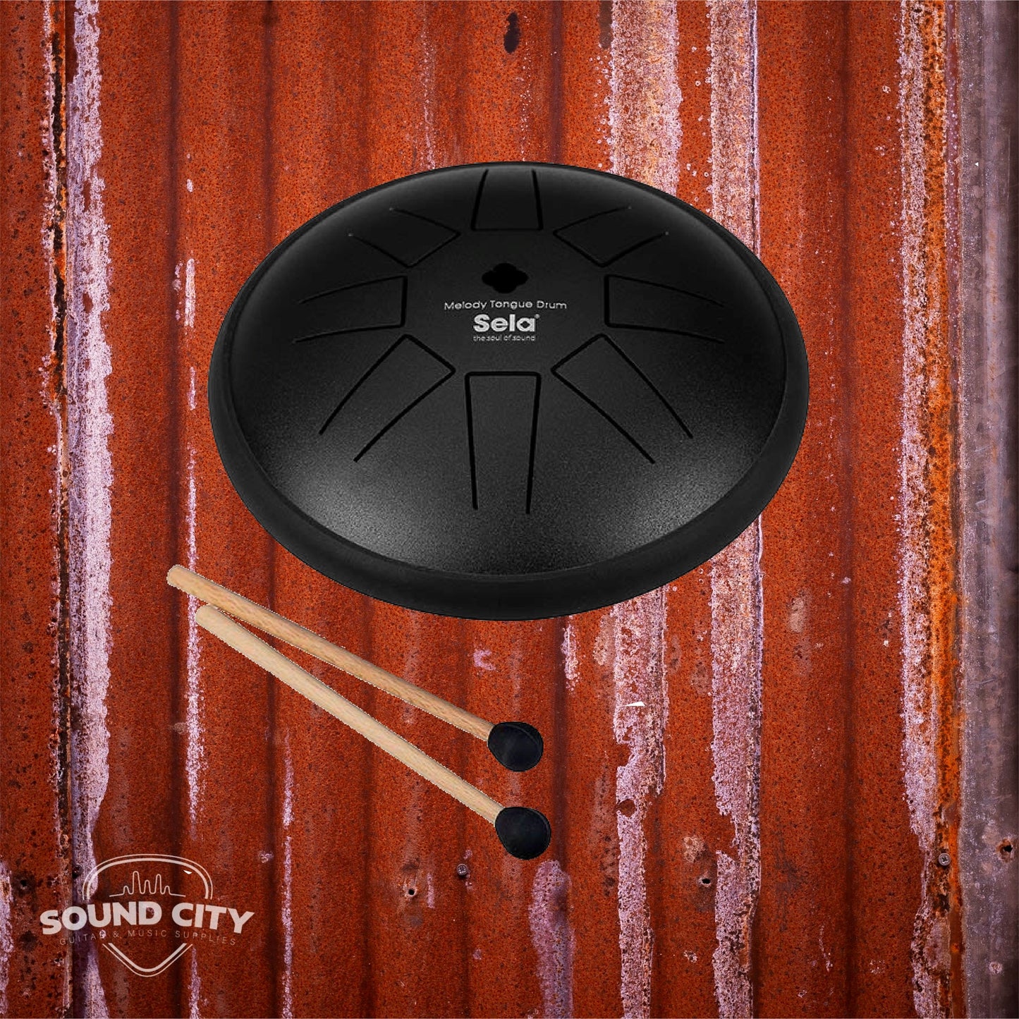 Sela 360 Tongue drum 6" C Major Black