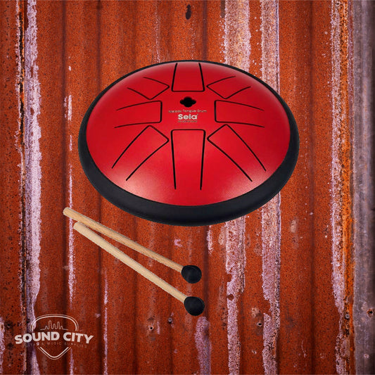 Sela 362 Tongue drum 6" F Minor Red