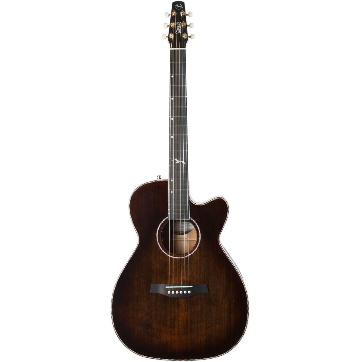 Seagull Artist Mosaic Anthem CA Electro Acoustic Guitar - Bourbon Burst Wbag