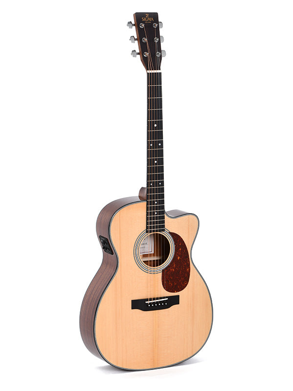 Sigma Guitars 000MC-1E OM Westerngitaar met element - Natural Gloss