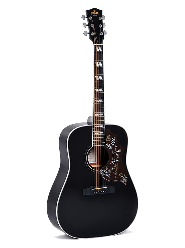 Sigma DM-SG5 BK Hummingbird Black Westerngitaar