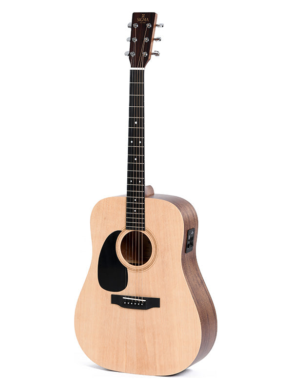 Sigma Guitars DME Linkshandig Dreadnought Westerngitaar - Natural Satin