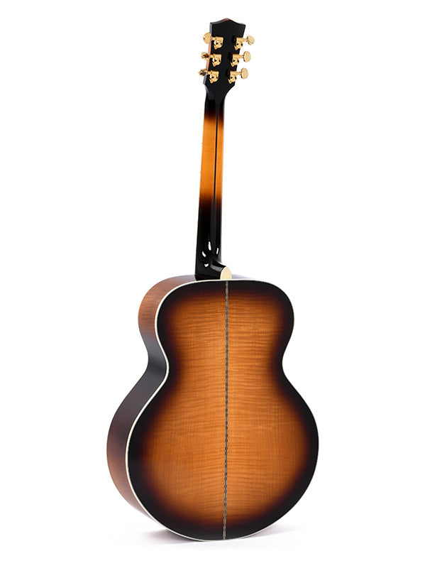 Sigma Guitars GJA-SG200-LH Grand Jumbo Linkshandige westerngitaar - Vintage Sunburst Gloss
