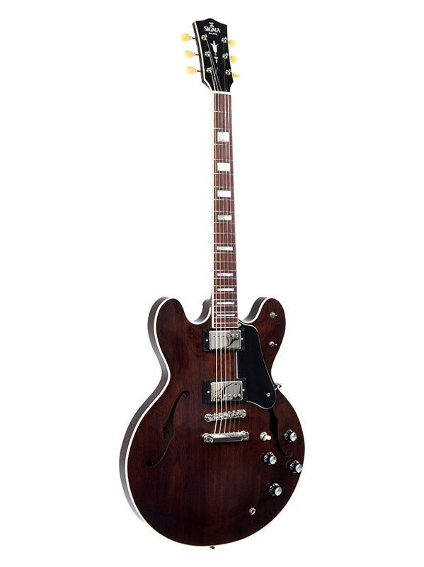Sigma HBW-102H-DS Semi-Hollowbody Elektrische gitaar