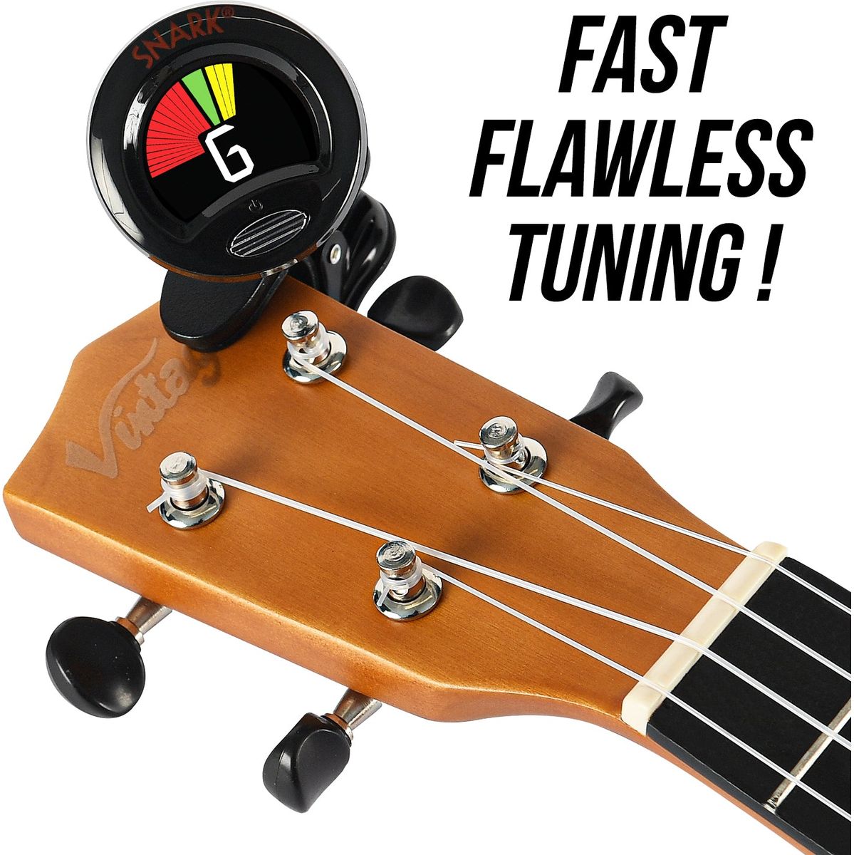 Snark Tuner Ukulele Clip On Tuner - Black