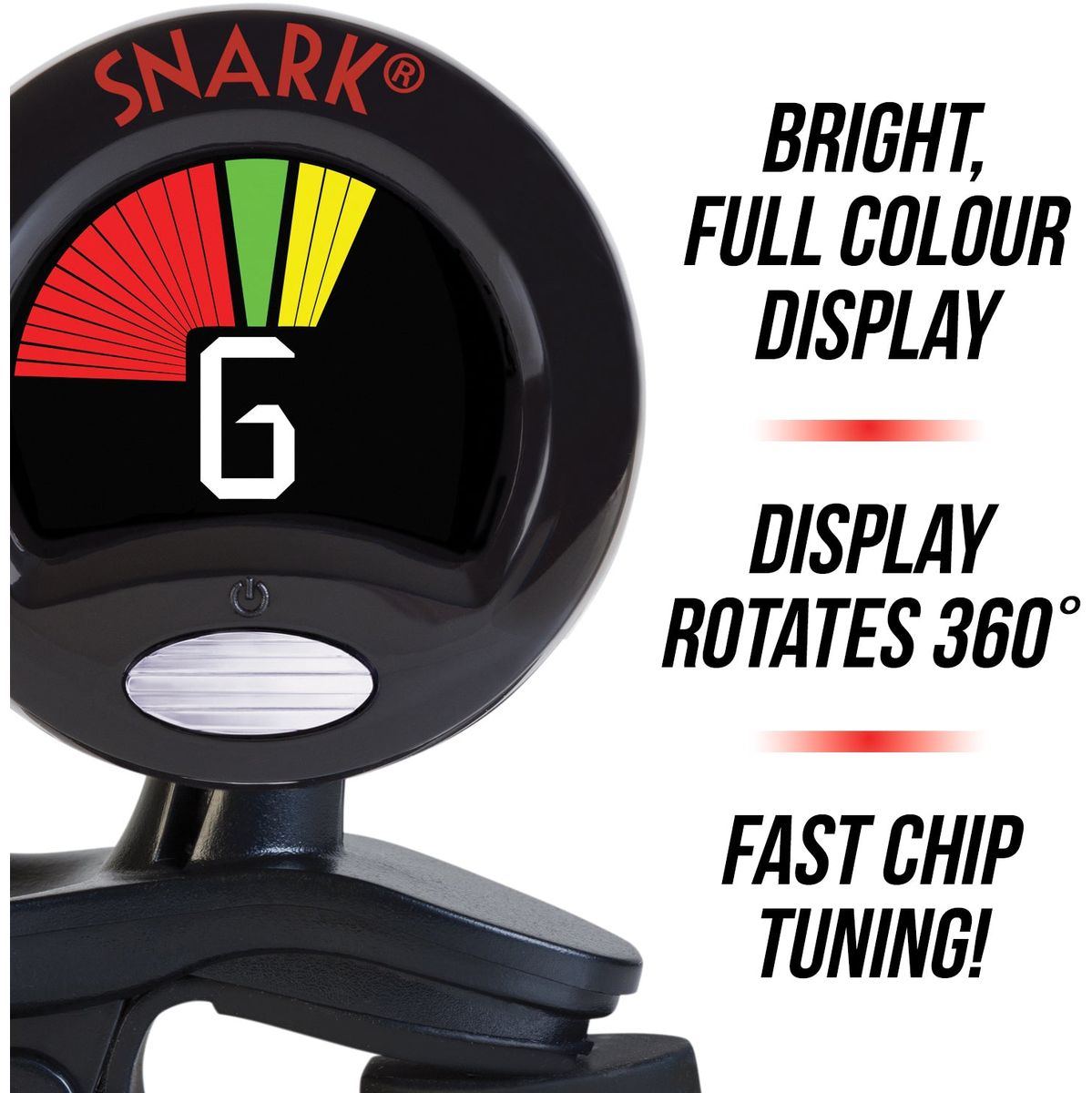Snark Tuner Ukulele Clip On Tuner - Black