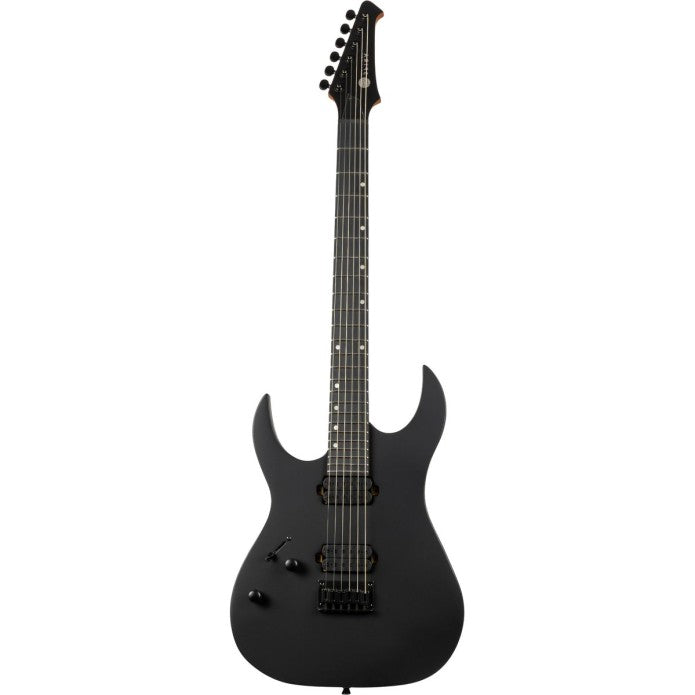 Spira Guitars S-400 MBK LH Satin Black elektrische gitaar Linkshandig
