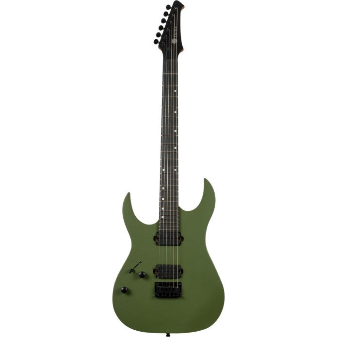 Spira Guitars S-400 MGR LH Satin Dark Green elektrische gitaar Linkshandig