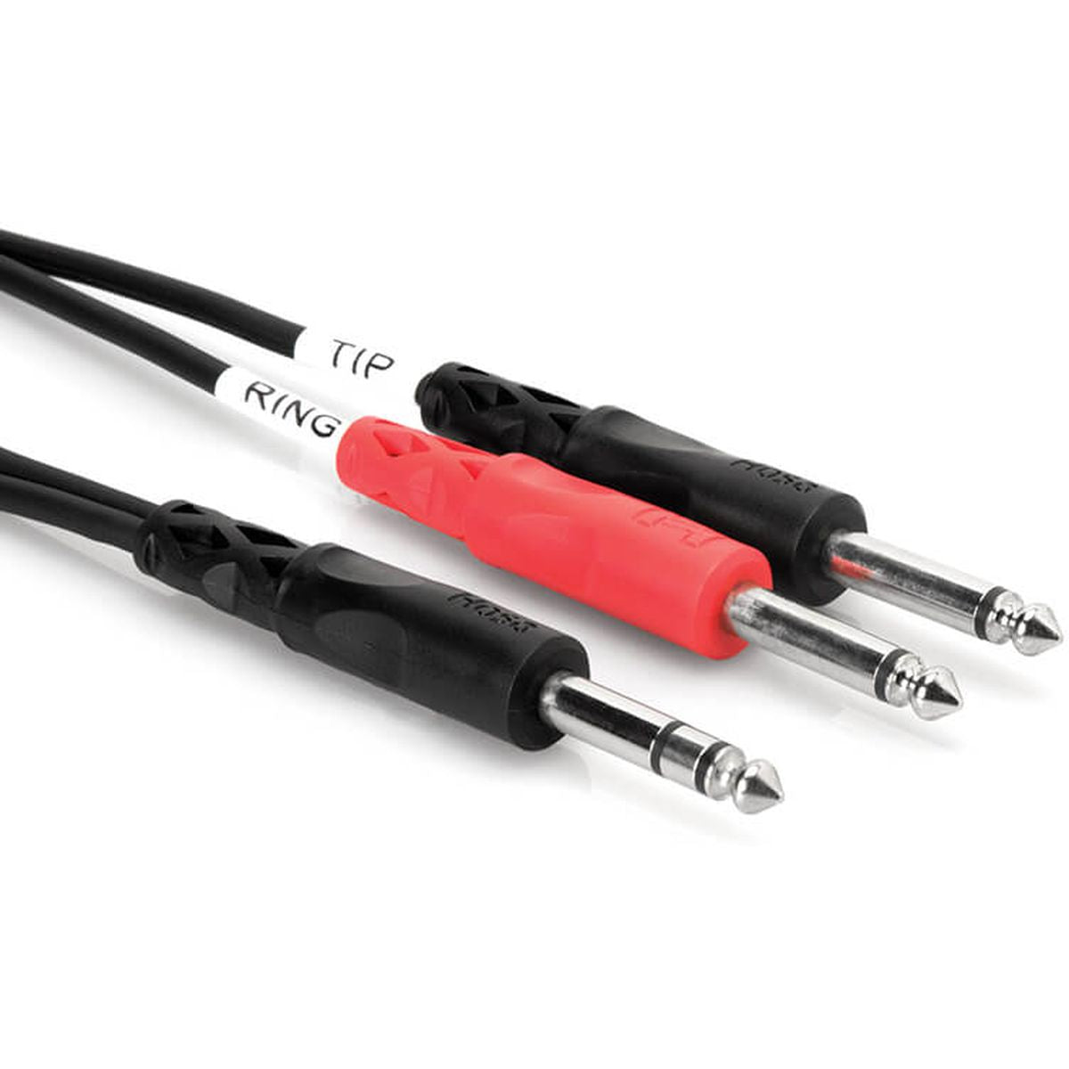 Hosa STP-202 Insert Cable 1/4 In TRS To Dual 1/4 In TS 2 M