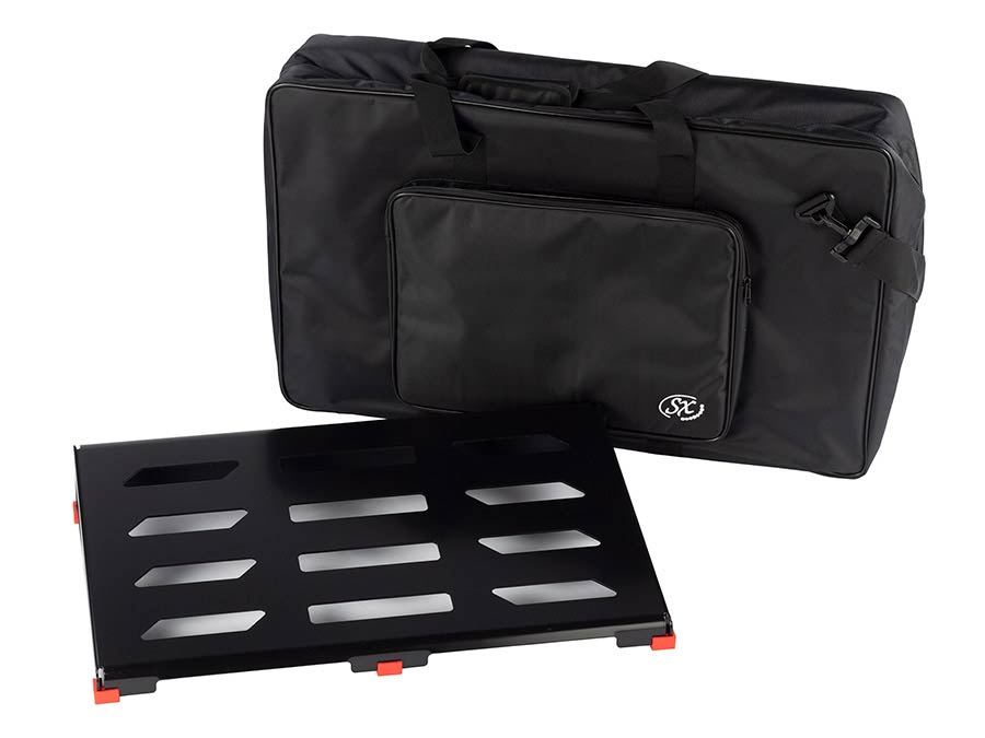 SX SZPB600 Aluminum Alloy Pedalboard, 60x37x9 cm + bag