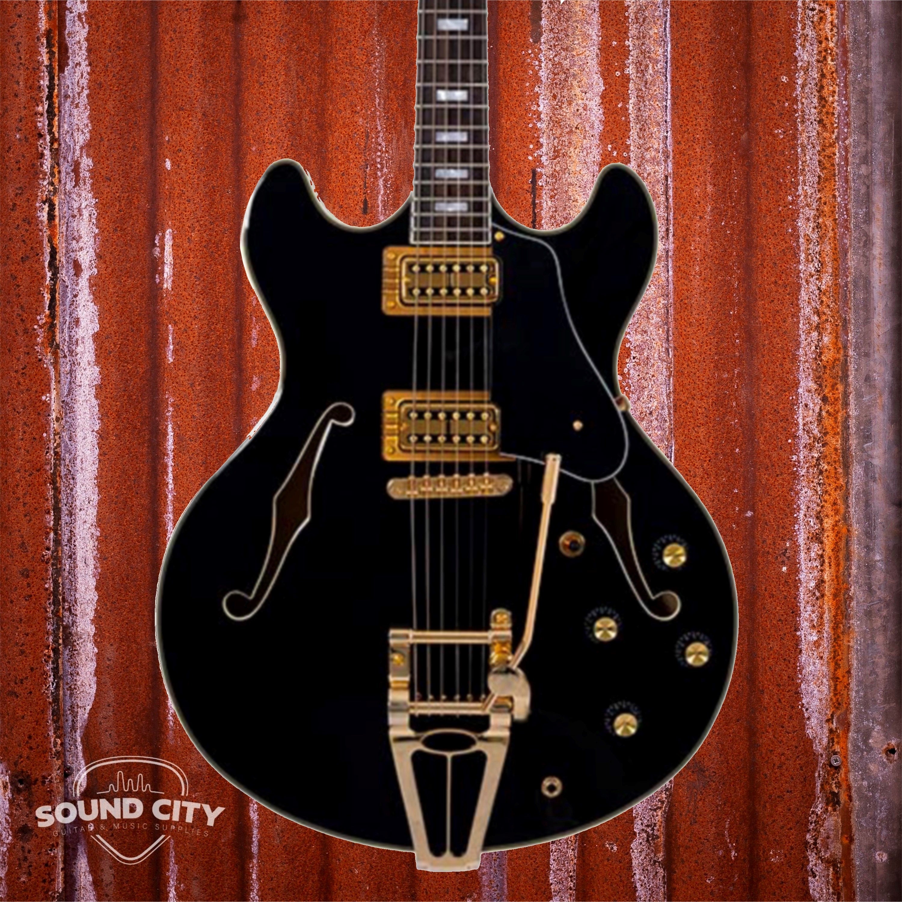 Sire Guitars H7T/BK Black + tremolo Elektrische gitaar