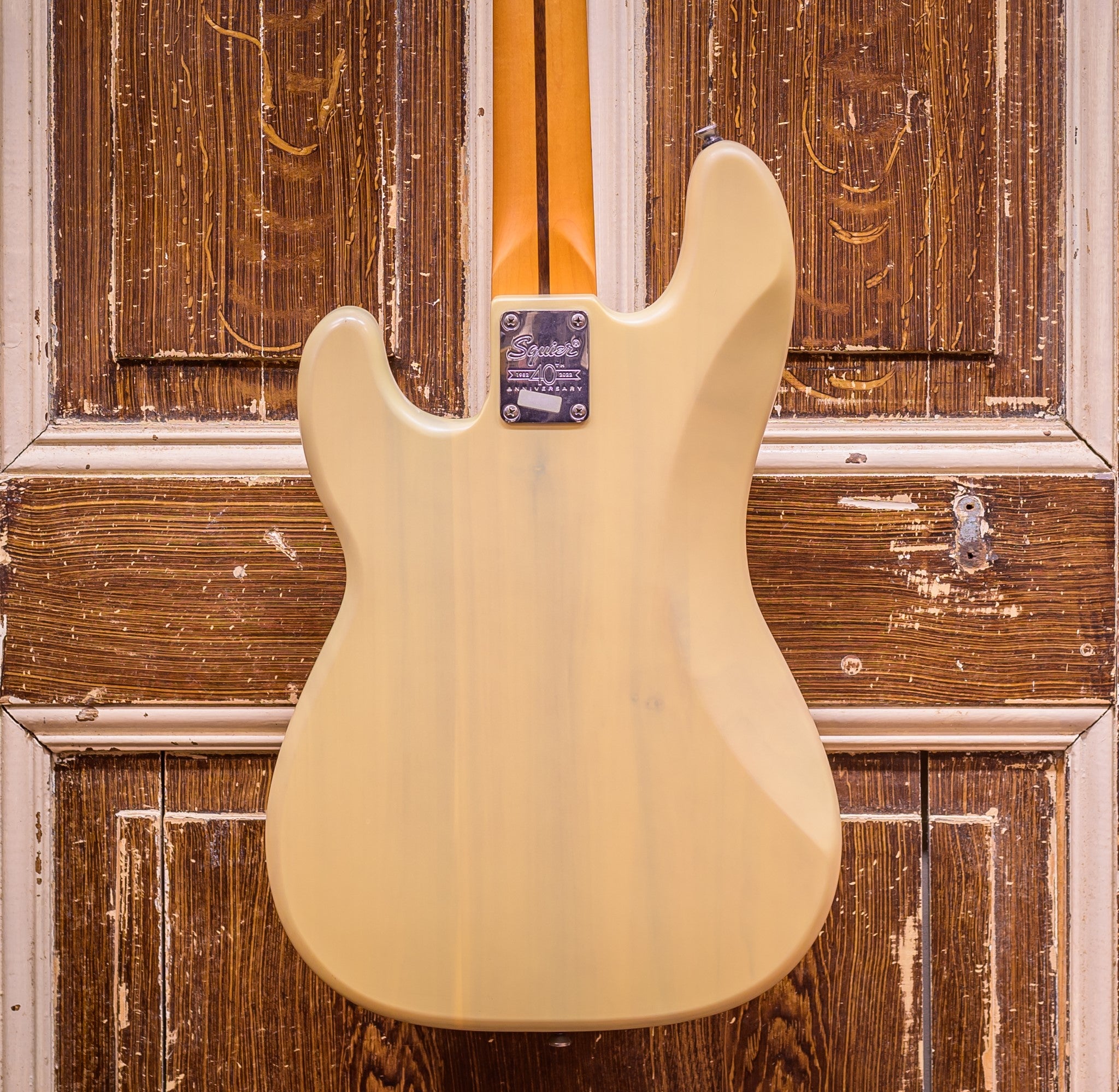 Squier 40th Ann. Precision Bass Satin Vin. Blonde Basgitaar (occasion)