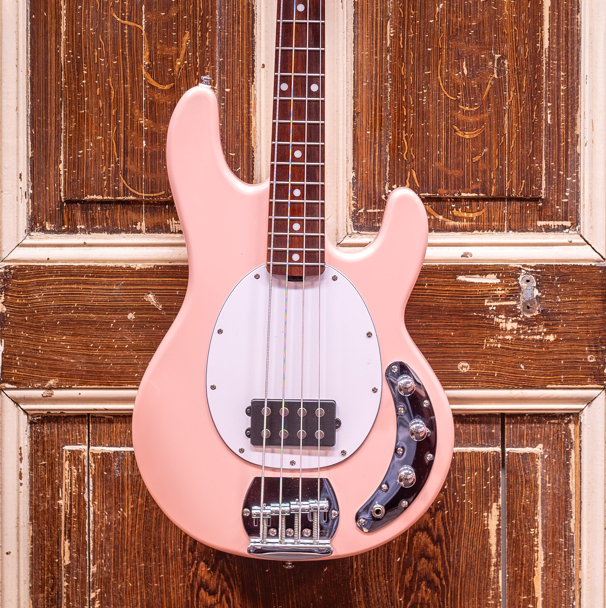 Sterling By Music Man S.U.B. StingRay Ray4-PBP-J1 Pueblo Pink Basgitaar