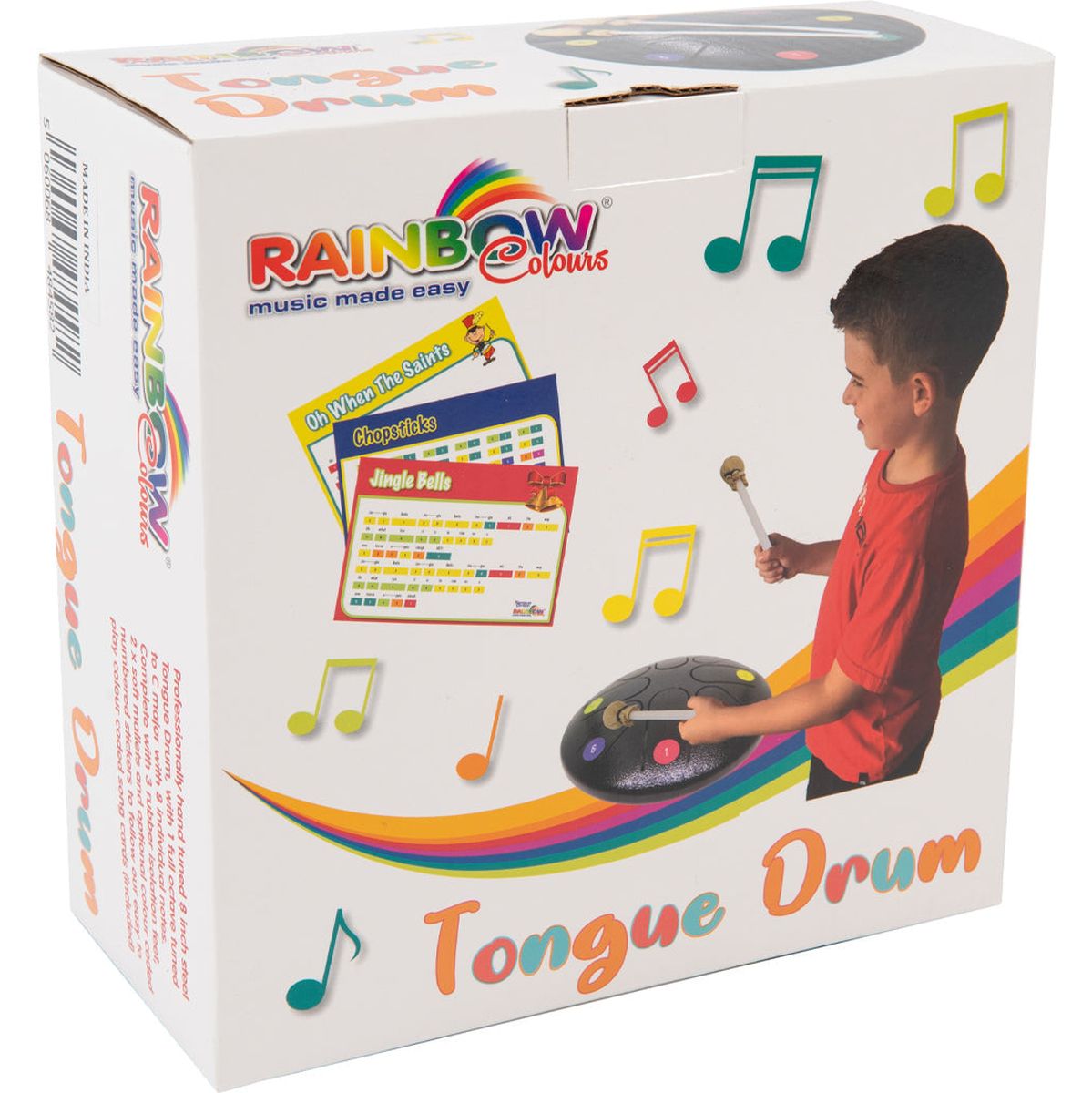 PP Tongue Drum - 8 Note Includes Mallets &amp; Instruction Booklet