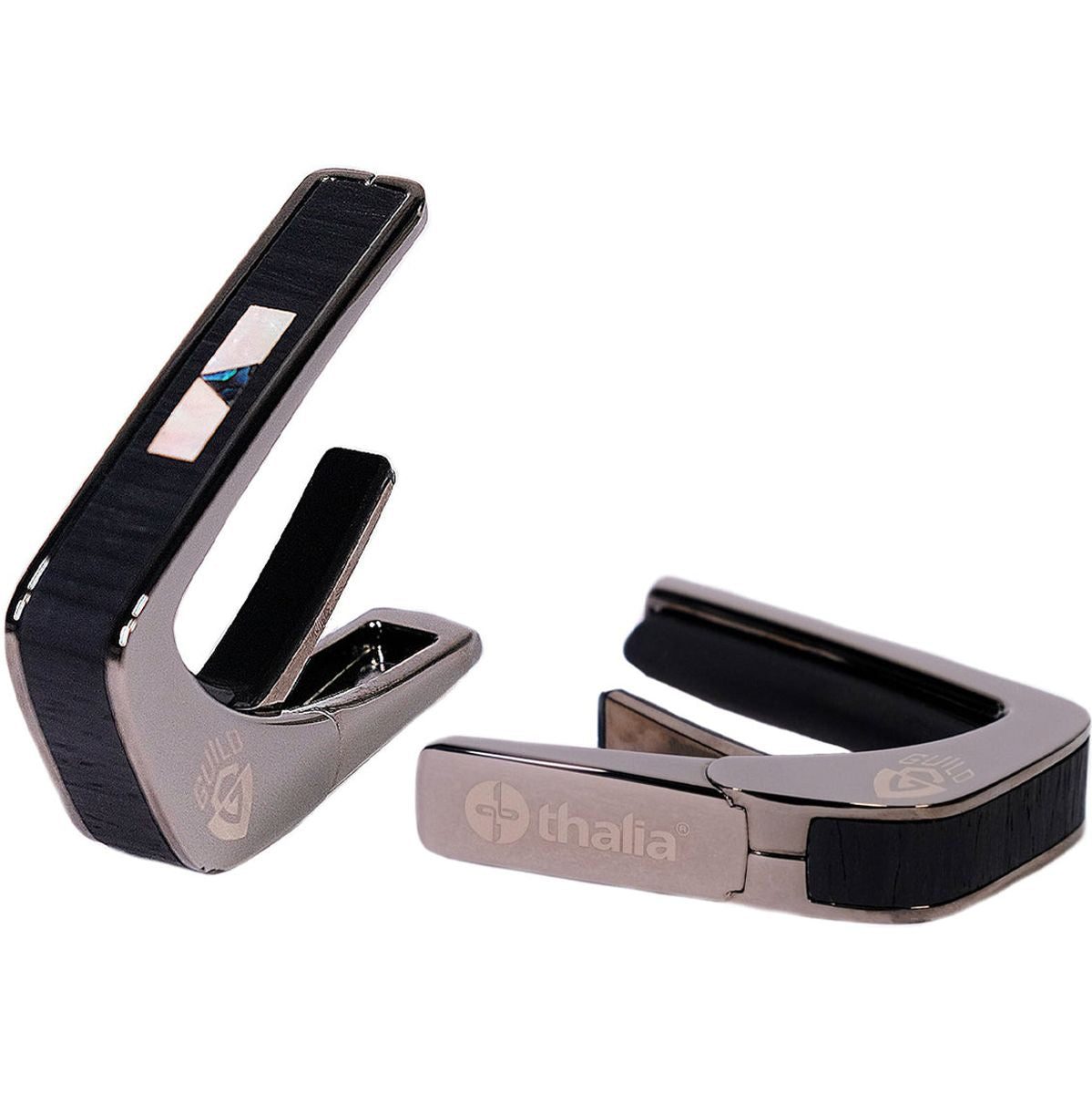Thalia Capos Guild Black Chrome Finish Capo Ebony Inked