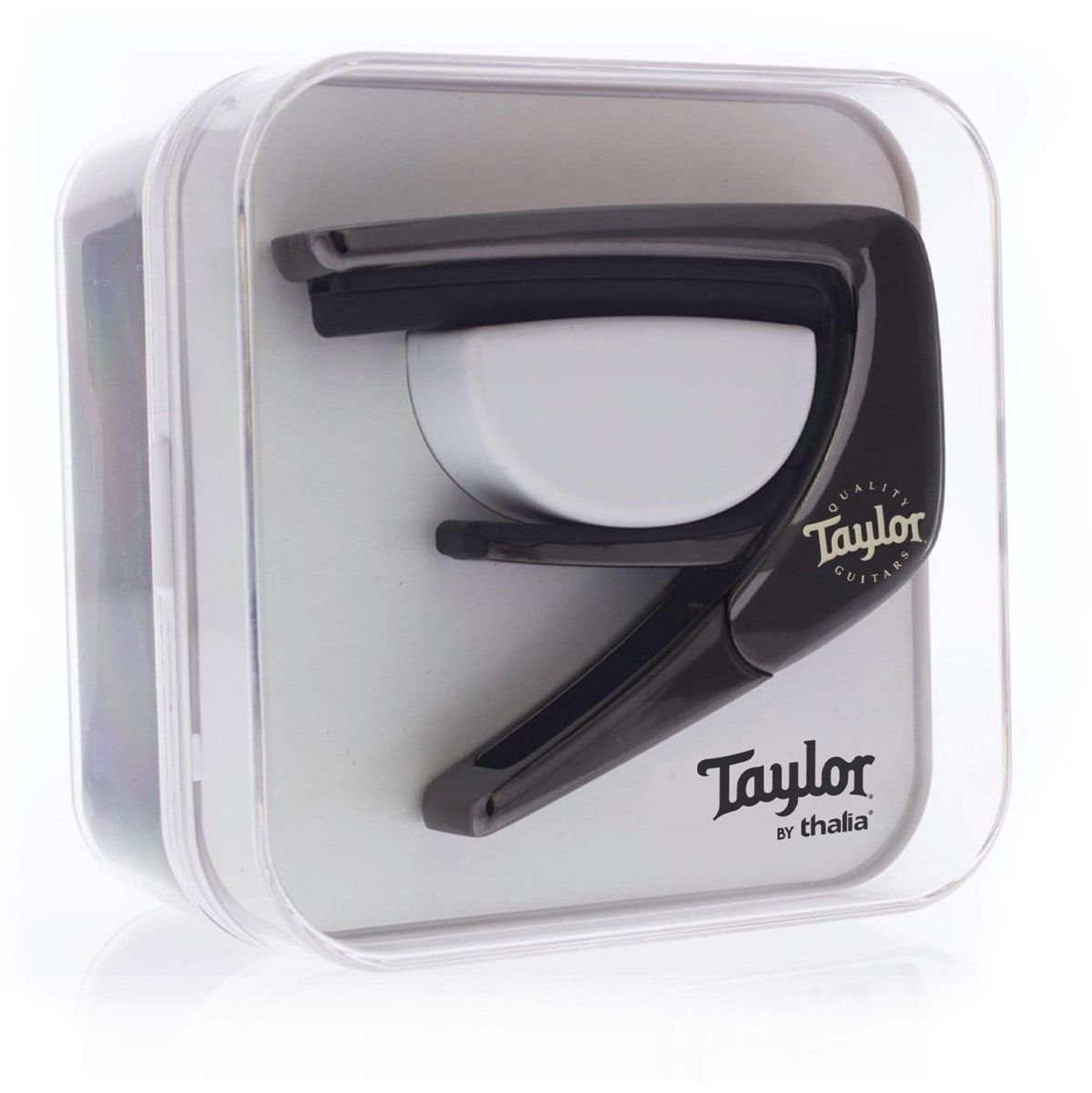 Thalia Capos Taylor BK/CHR Finish Capo 700 Series Reflections Fingerboard Marker