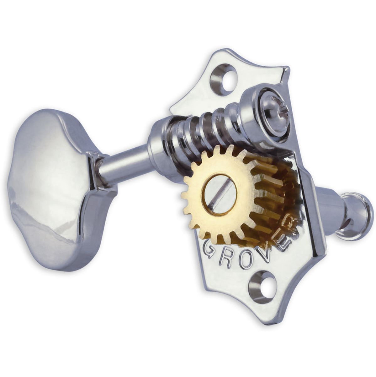 Grover Sta Tite U98 Series Geared Ukulele Pegs Chrome