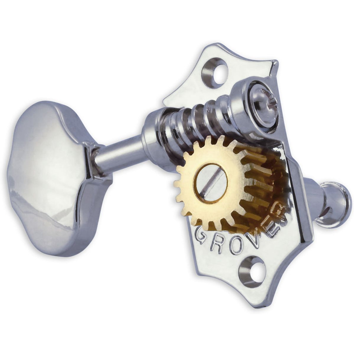 Grover Sta Tite U99 Series Geared Ukulele Pegs Chrome