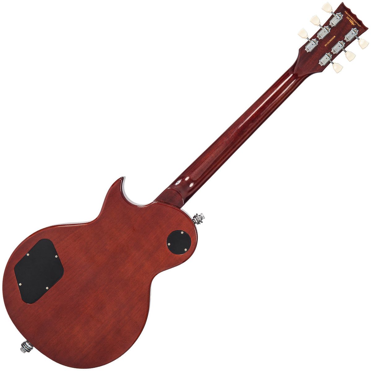 Vintage V100 Guitar - Amber Flamed Maple w/ Bigsby