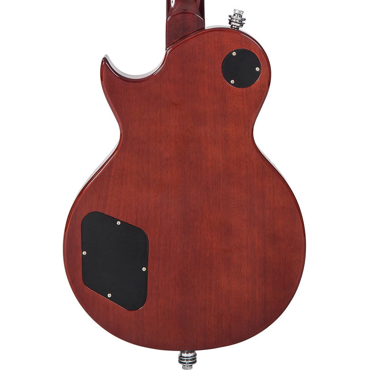 Vintage V100 Guitar - Amber Flamed Maple w/ Bigsby