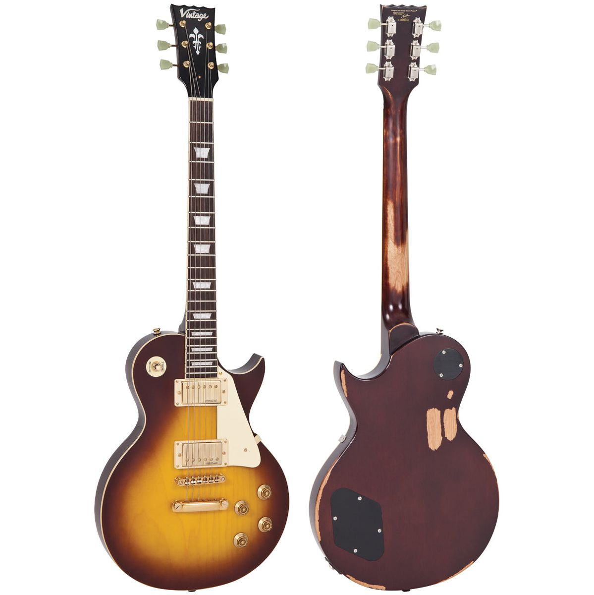 Vintage Icon Series-Distressed Tobacco Sunburst