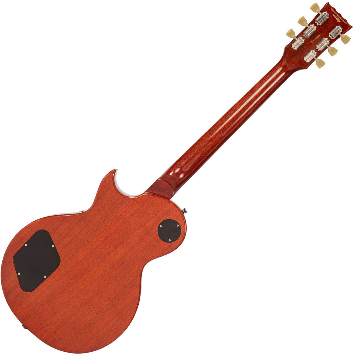 Vintage Electric Guitar-Twin Soapbar - Natural Mahogany