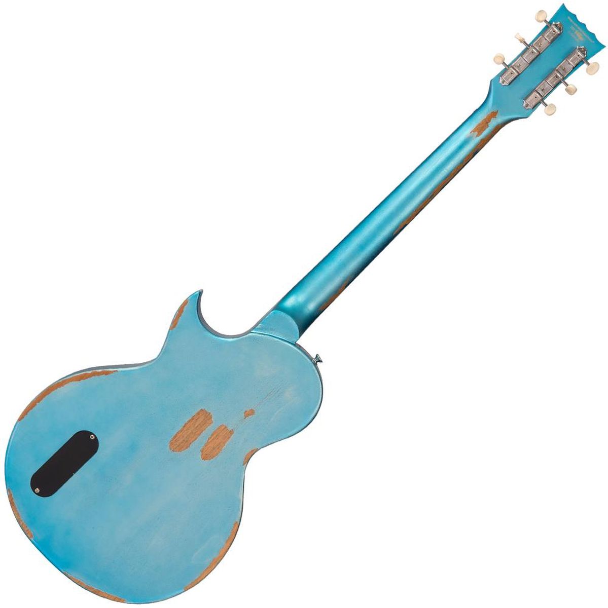 Vintage V120 Icon - Distressed Gun Hill Blue On Sunburst