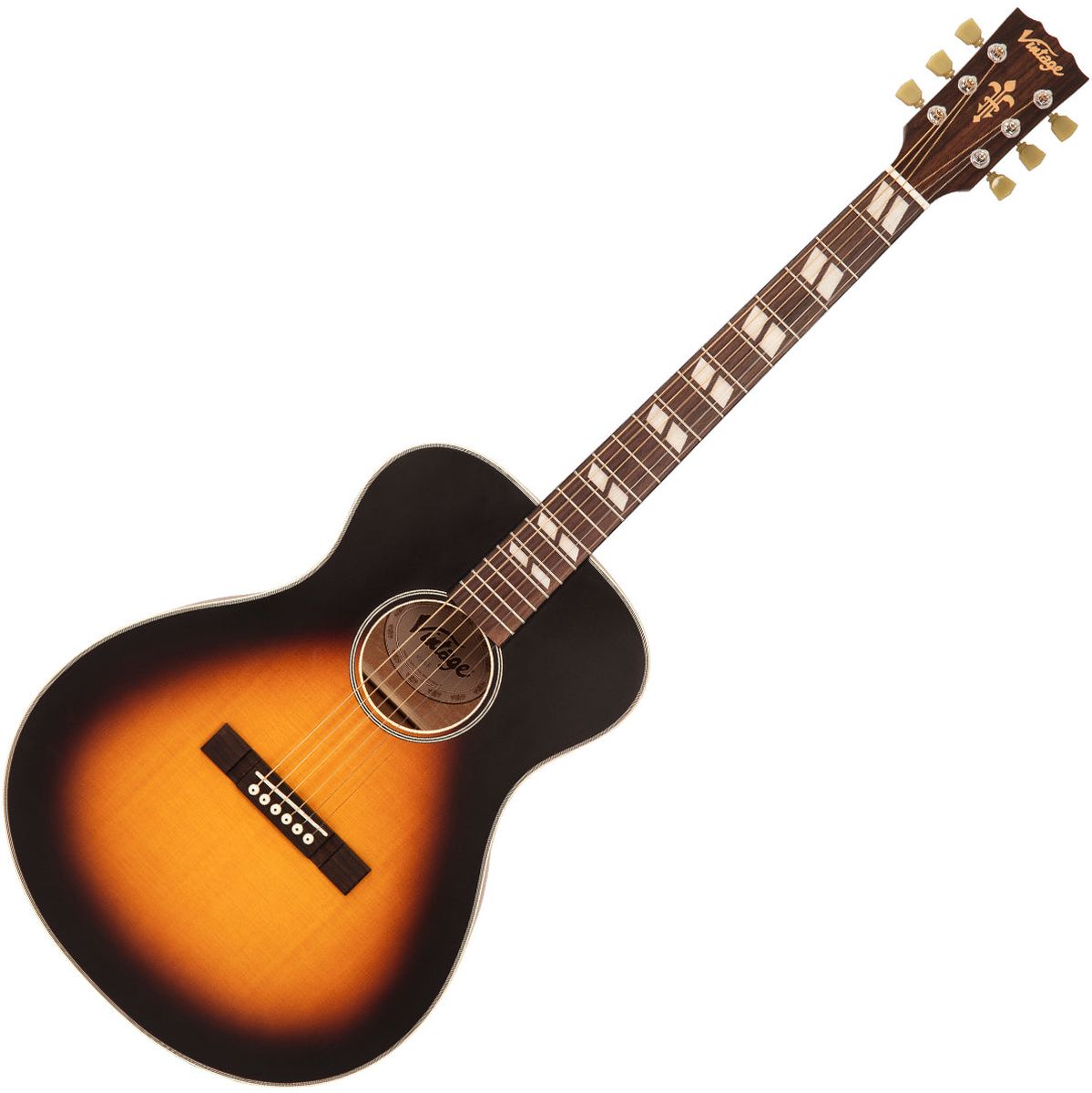 Vintage Historic Folk Guitar - Vintage Sunburst