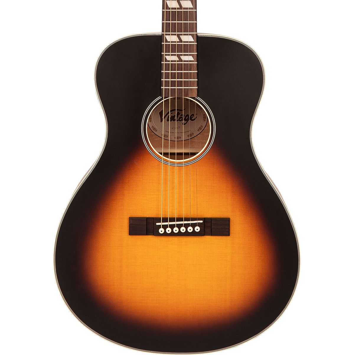 Vintage Historic Folk Guitar - Vintage Sunburst