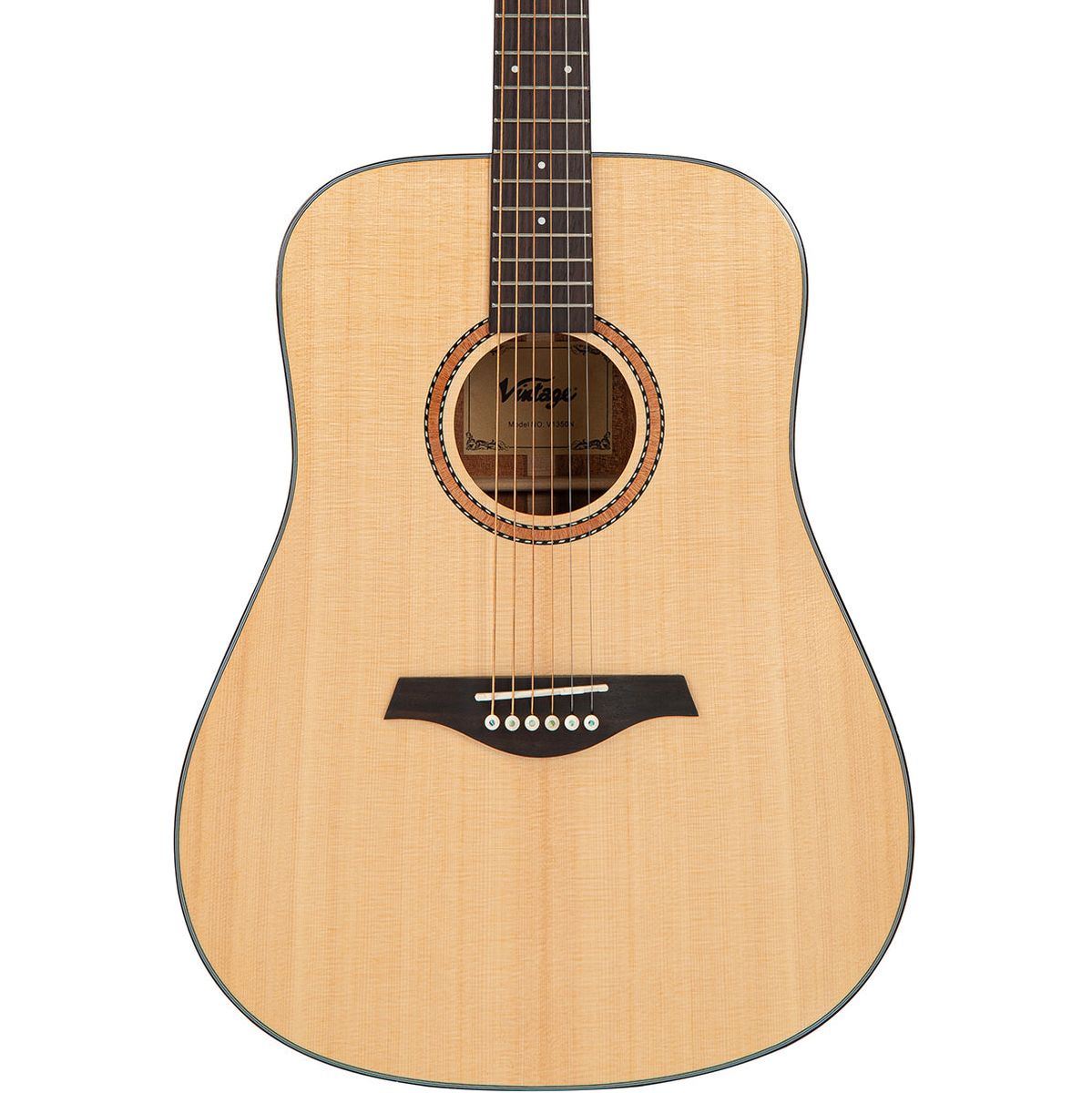 Vintage Performer Series - All Solid Folk Acoustic - Natural Gloss