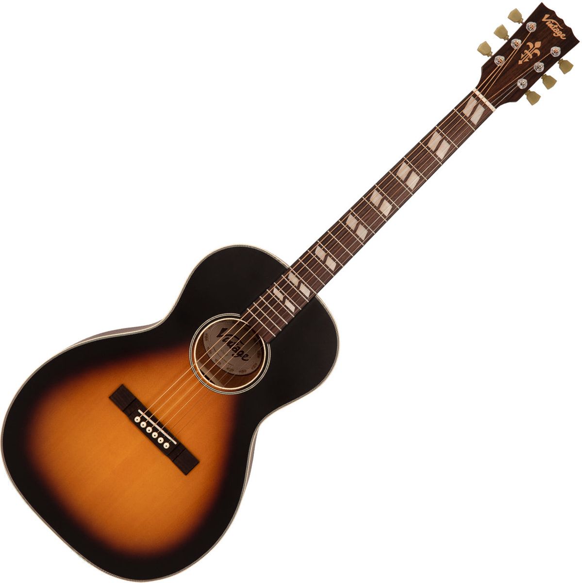 Vintage Historic Parlour Guitar - Vintage Sunburst