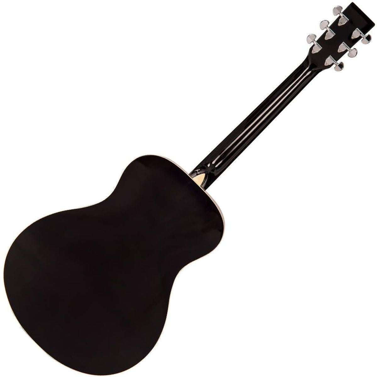 Vintage Folk Guitar-Solid Top-Black