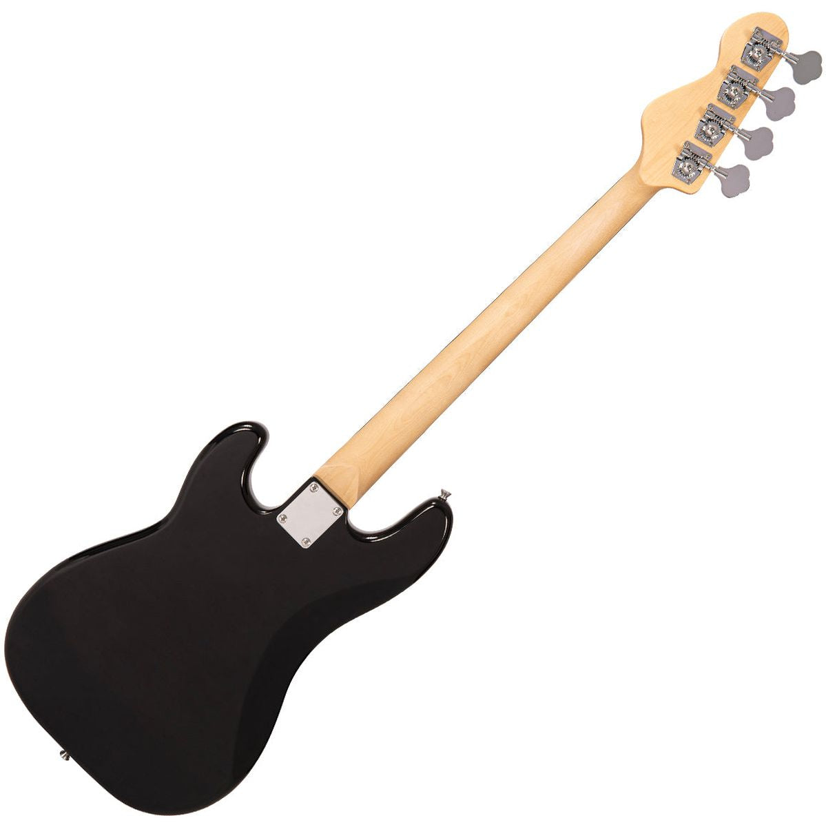 Vintage V40 Coaster Series Bass Guitar - Gloss Black