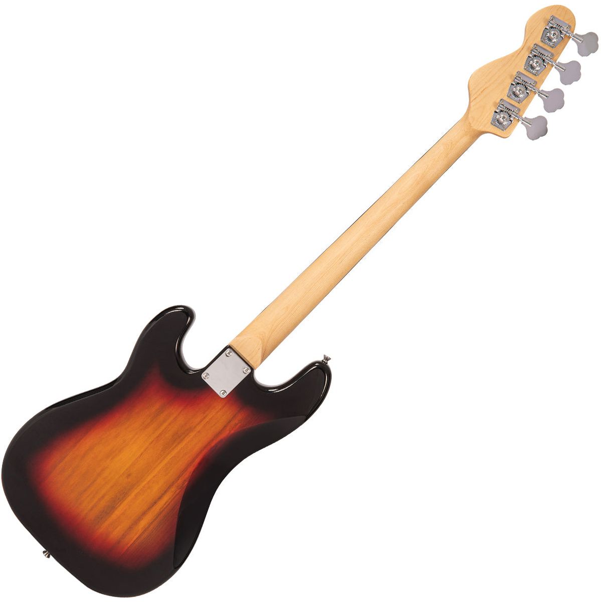 Vintage V40 Coaster Series Bass Guitar - 3 Tone Sunburst