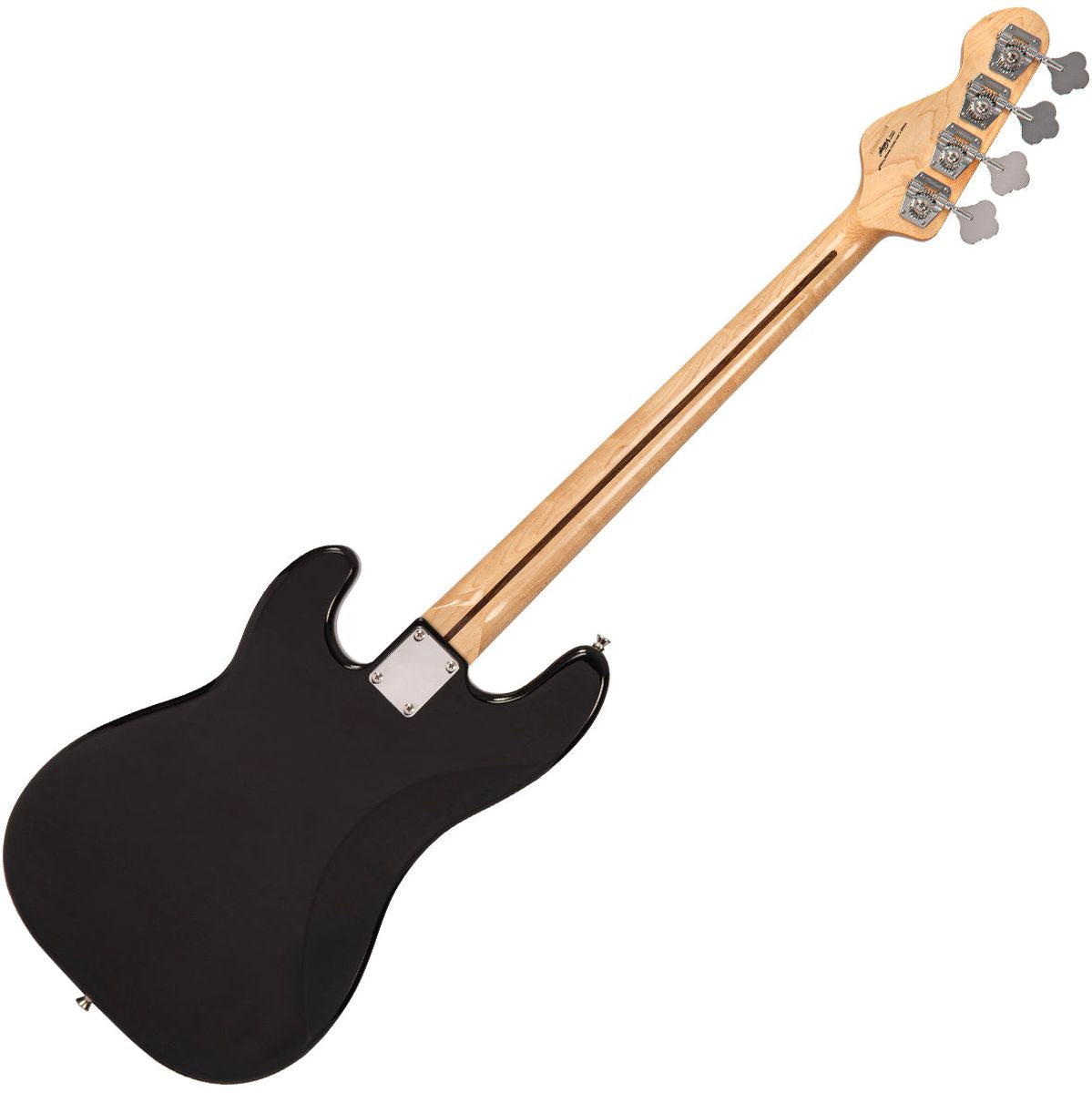 Vintage Bass PJ Guitar - Gloss Black