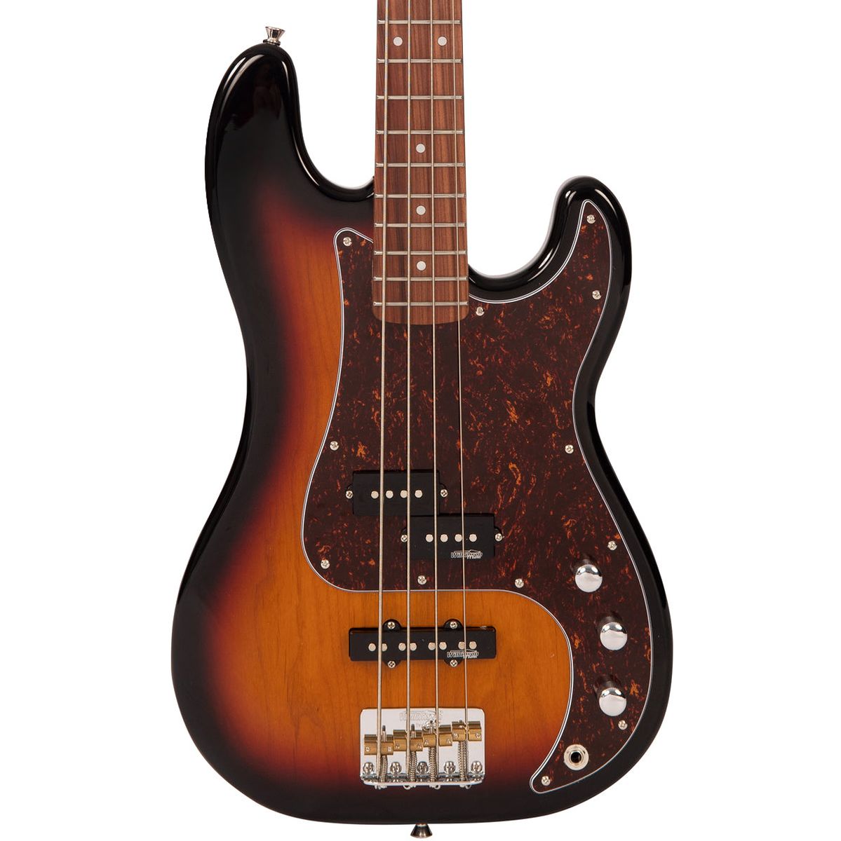 Vintage Bass PJ Guitar - 3 Tone Sunburst