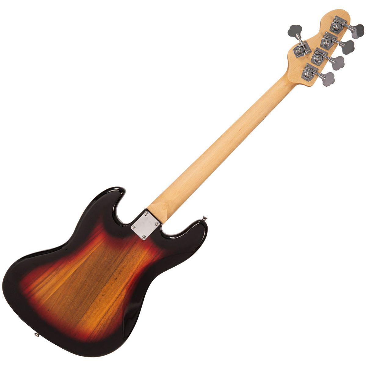 Vintage V49 5 String Coaster Series Bass Guitar - 3 Tone Sunburst